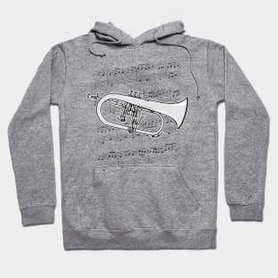 Flugelhorn Player Hornist Brass Musician Hoodie